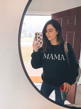 Mama Black Pullover Sweatshirt