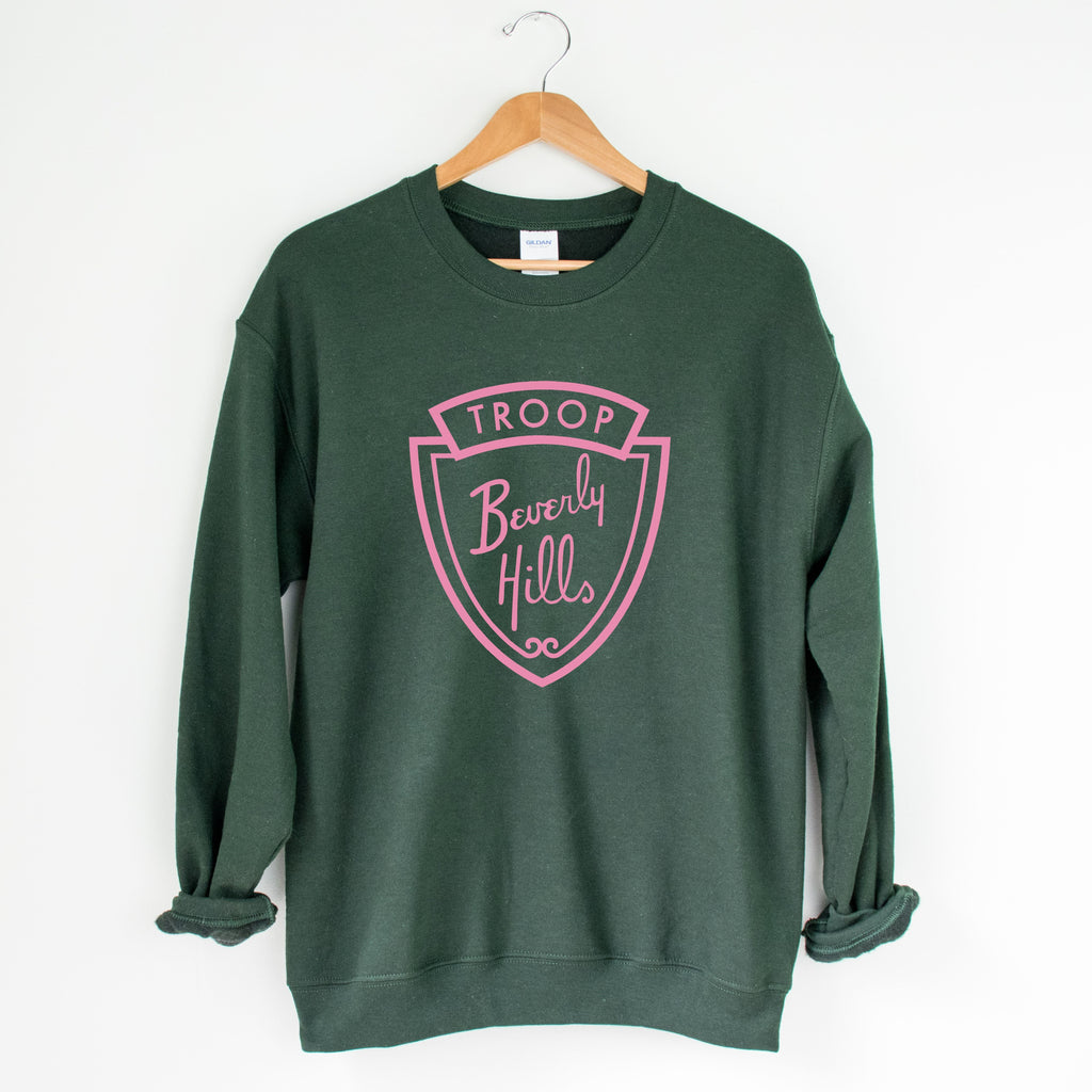 Green beverly hills outlet sweatshirt