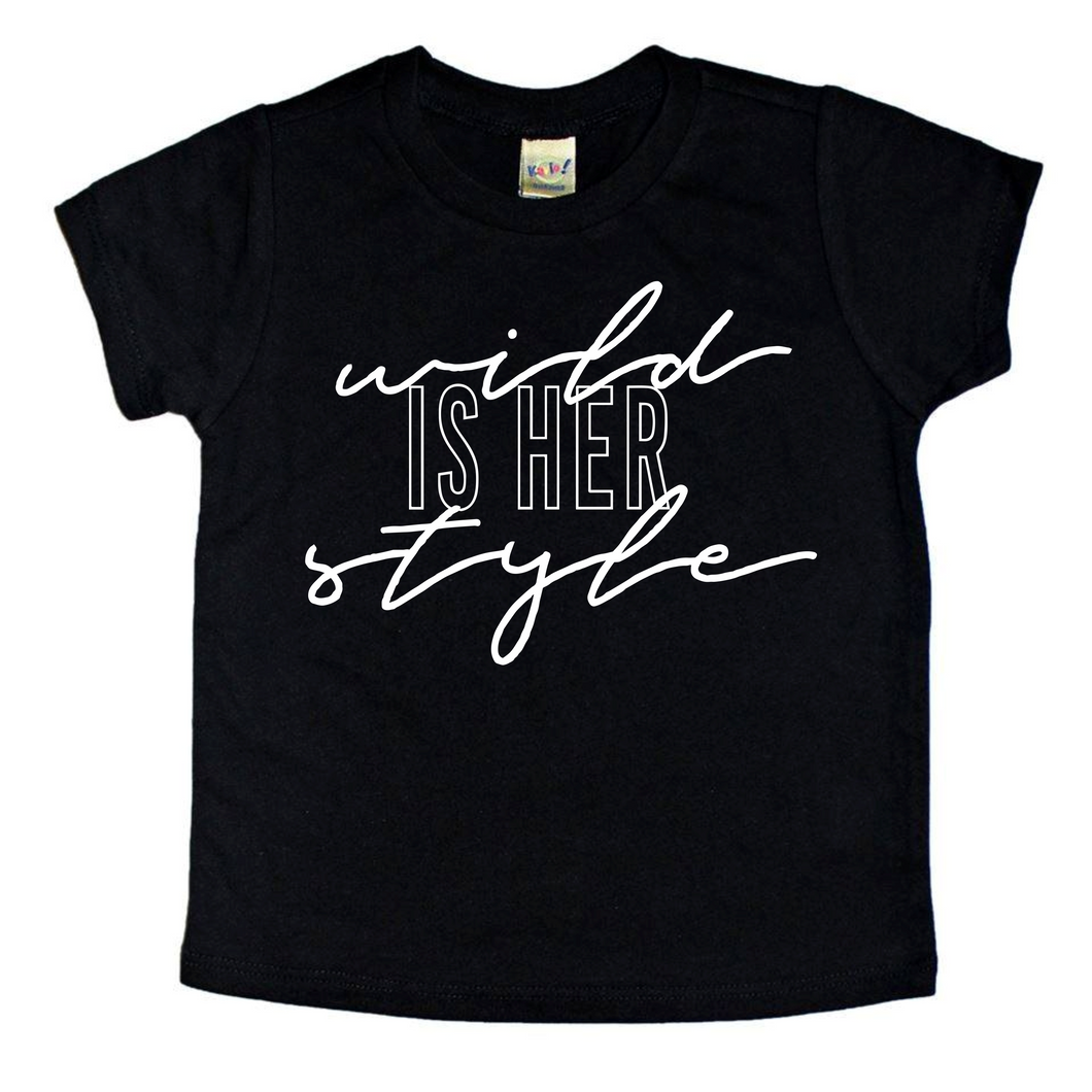 Wild Is Her Style - Girl's T-Shirt