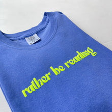 Rather Be Reading Puff Print Adult Tee