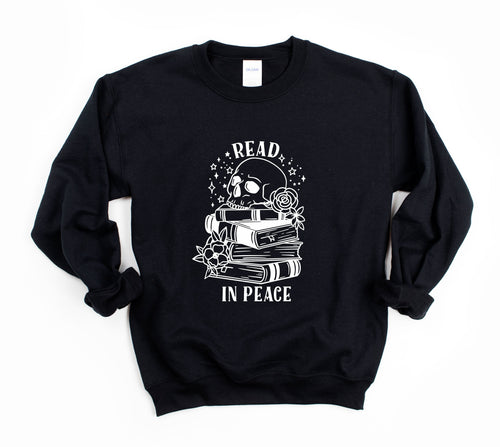 Read in Peace | Adult Crewneck Sweatshirt