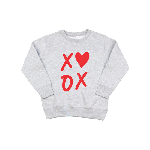 XOXO Puff Print Kids Pullover