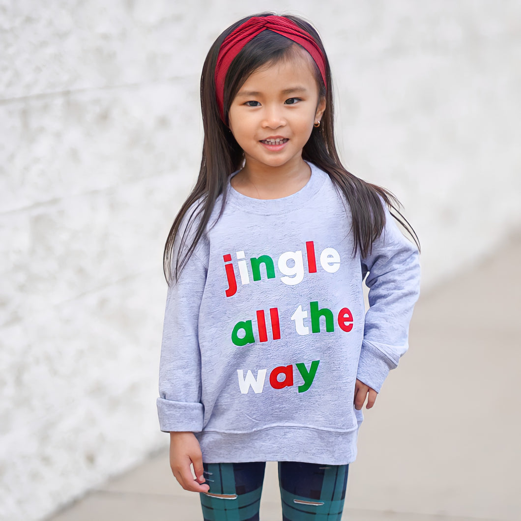 Jingle All The Way | Kids Pullover Sweatshirt