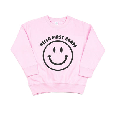 Hello (Grade) Smile | Kids Pullover Sweatshirt