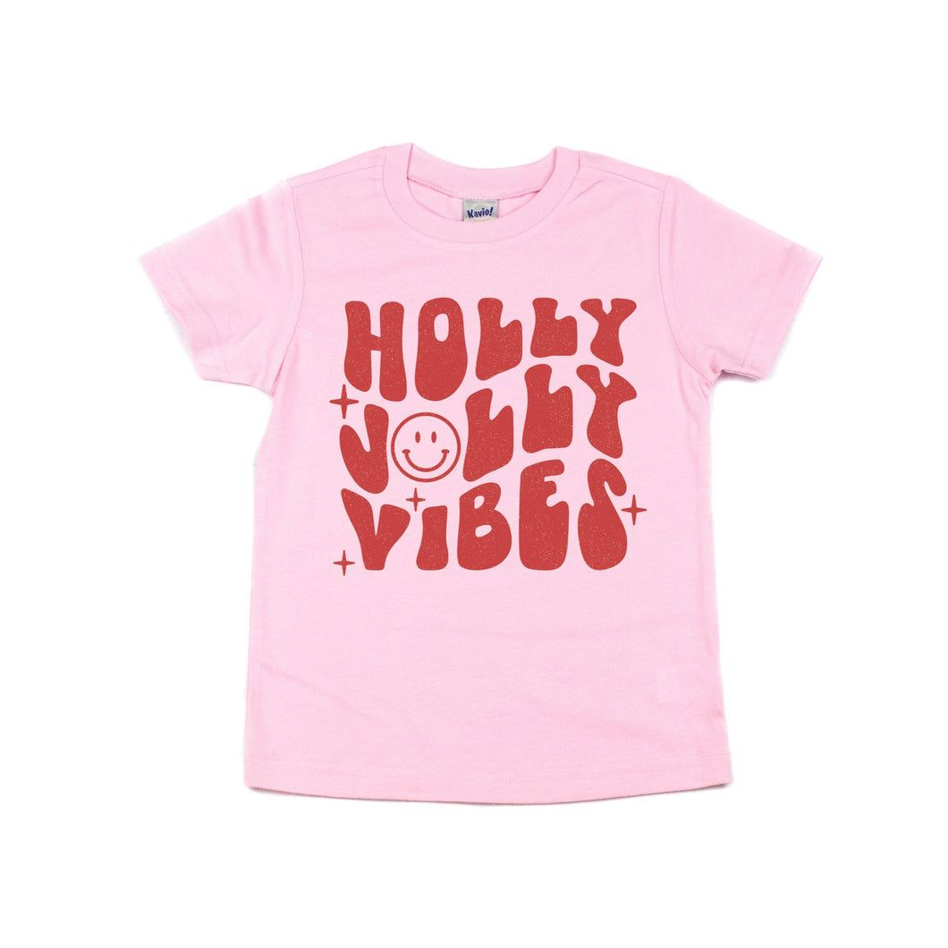 Holly Jolly Vibes | Kids Tee