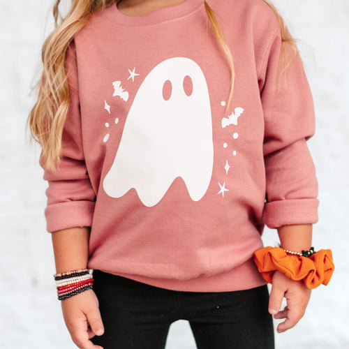 Cutie Ghost | Kids Pullover Sweatshirt