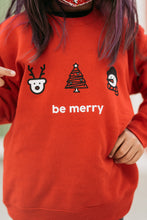 Be Merry | Kids Pullover Sweatshirt