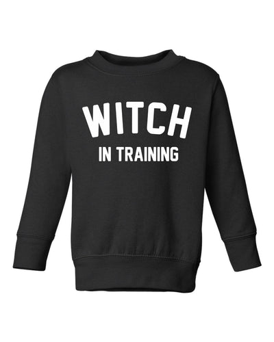 Witch in Training - Girl's Crewneck Pullover