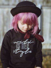 Wild Is Her Style - Girl's Crewneck Pullover