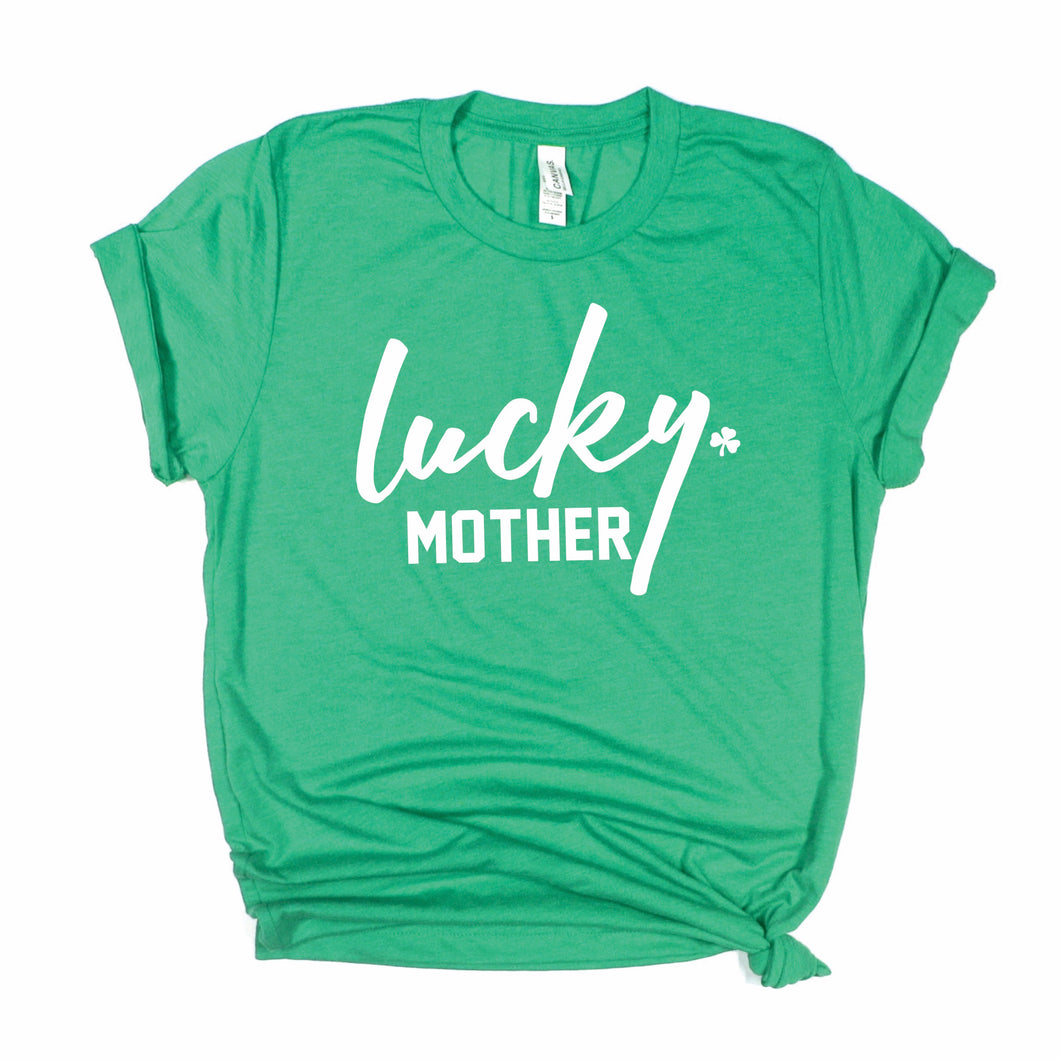 Lucky Mother St. Paddy’s Day Crewneck Tshirt
