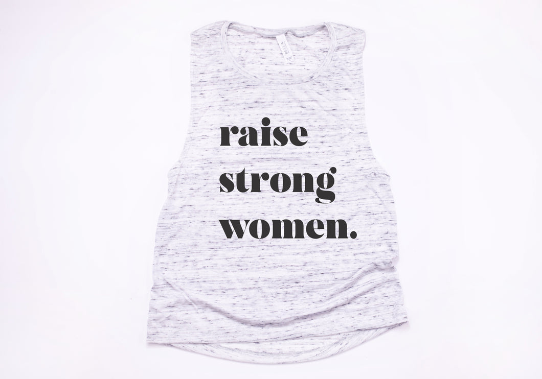 Raise Strong Women Flowy Muscle Tank